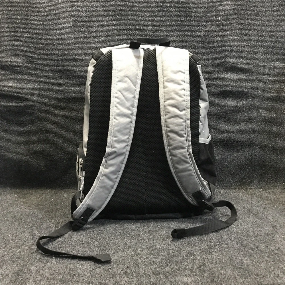Lucky Brand & Co. Vintage Style Gray/Black Backpack Laptop Computer Bag Daypack